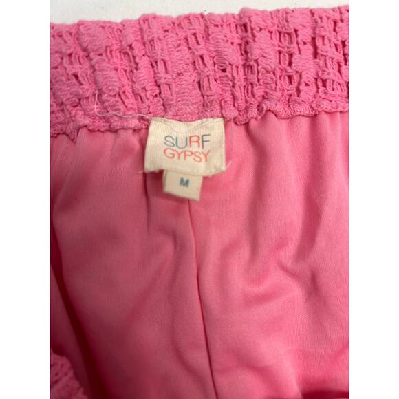 Surf Gypsy Hot Pink Crochet Cargos in Size M - Picture 5 of 8